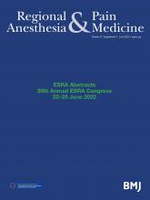 Regional Anesthesia & Pain Medicine: 47 (Suppl 1)