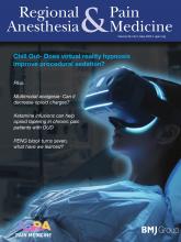 Regional Anesthesia & Pain Medicine: 50 (5)